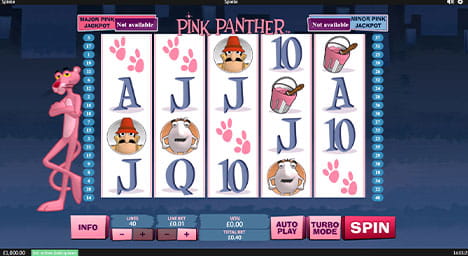 Pink Panther Online Slot Game