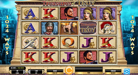 Treasures of Troy Online Slot Game
