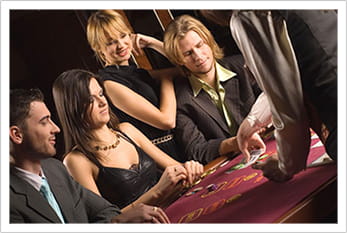 Two person blackjack team members Two person blackjack team members