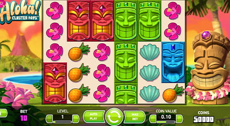 Aloha Cluster Pays Online Slot Game