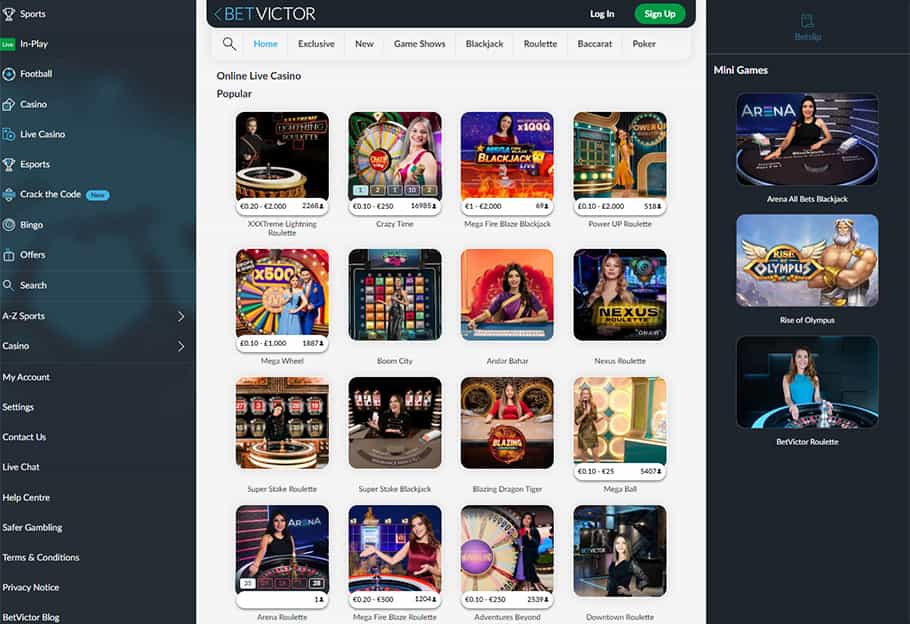 Review of the BetVictor Casino Online Platform in the UK