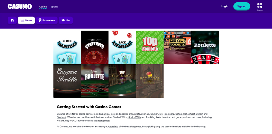 Review of the Casumo Casino Online Platform in the UK