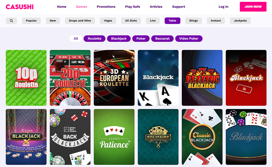 Review of the Casushi Casino Online Platform in the UK