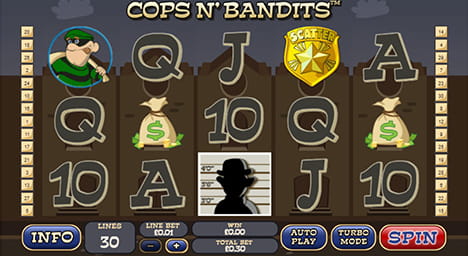 Cops 'n' Bandits Online Slot Game