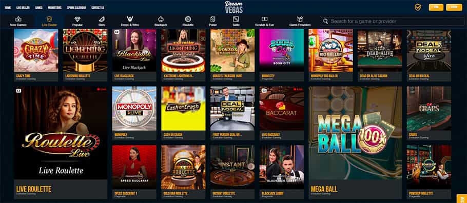 Review of the Dream Vegas Online Platform in the UK