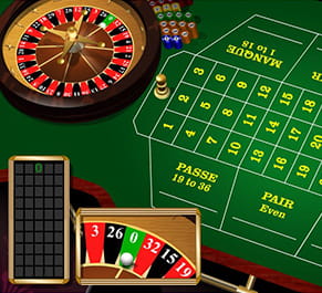 Online Version of a French Roulette Game
