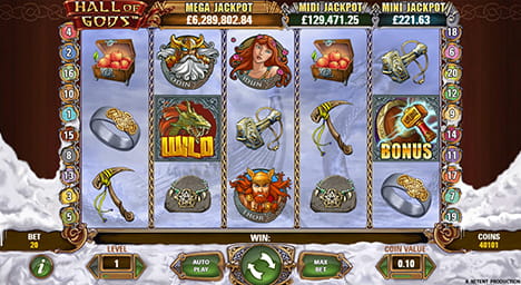 Hall of Gods Online Slot Game