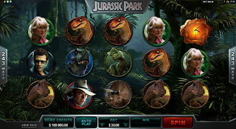 Jurassic Park Online Slot Game