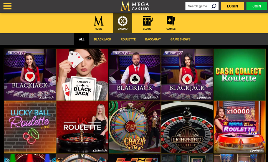 Review of the Mega Casino Online Platform in the UK