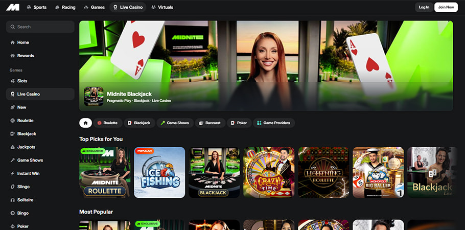 Review of the Midnite Casino Online Platform in the UK