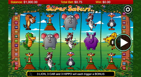Super Safari Online Slot Game