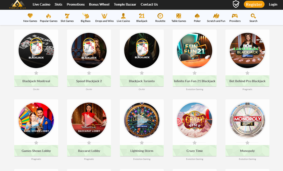 Review of the Temple Nile Casino Online Platform in the UK
