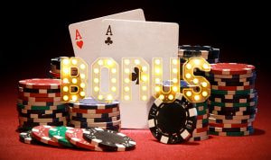 Casino chips and cards