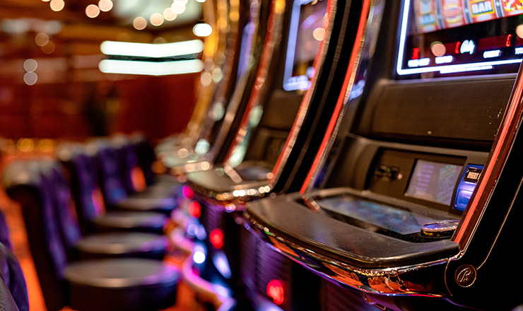 A vibrant display of new slot machines