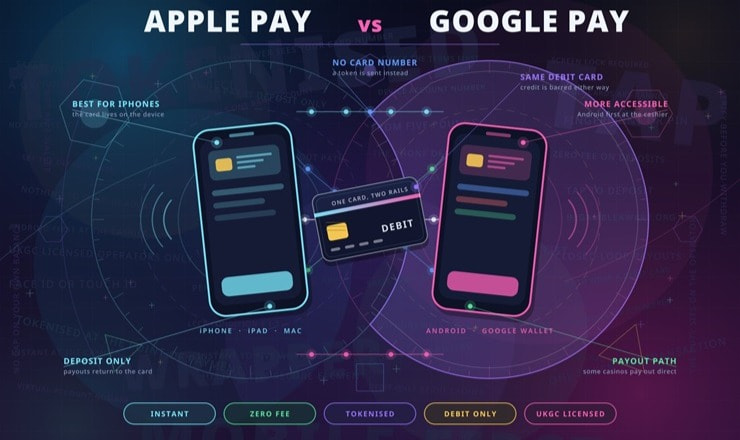 Apple Pay and Google Pay for Online Casino Deposits